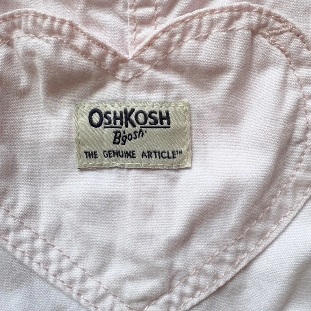 OshKosh‎ Heart Pocket Shortalls Girls 2T Pink